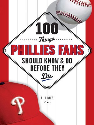 cover image of 100 Things Phillies Fans Should Know & Do Before They Die